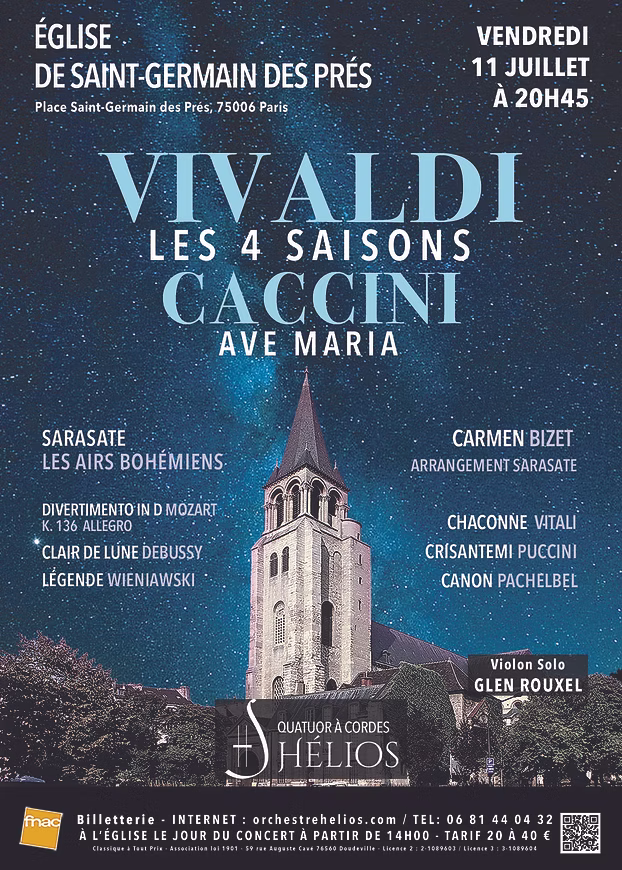 Les 4 Saisons de Vivaldi, Ave Maria et Célèbres Concertos