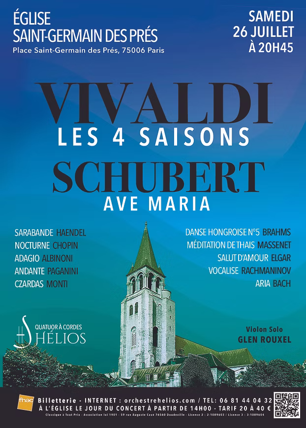 Les 4 Saisons de Vivaldi, Ave Maria et Célèbres Adagios