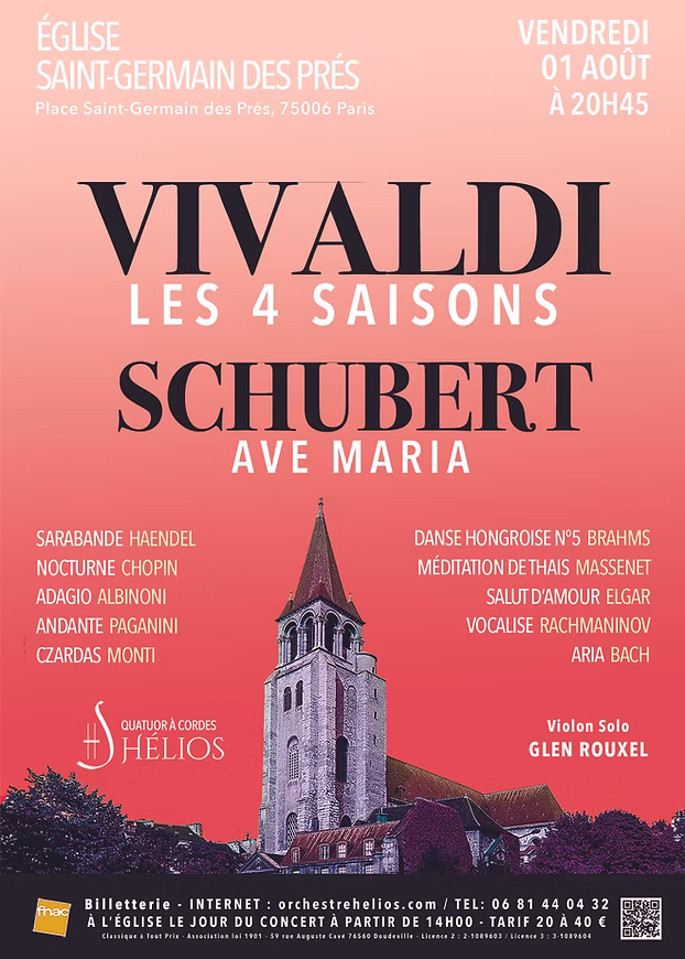 Les 4 Saisons de Vivaldi, Ave Maria et Célèbres Adagios