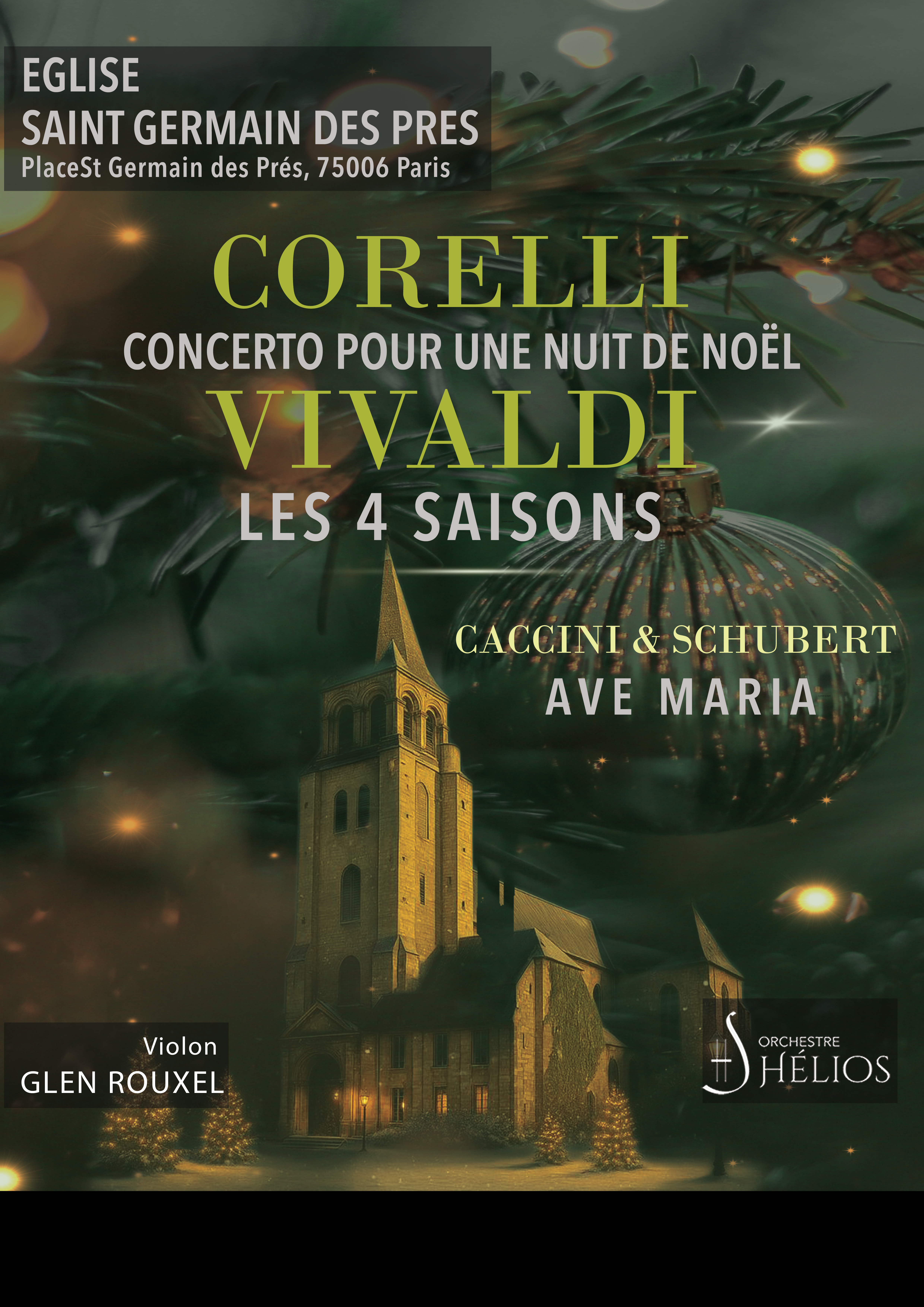 Concerto pour une Nuit de Noël de Corelli / Ave Maria de Caccini & Schubert / Les 4 Saisons de Vivaldi Intégrale