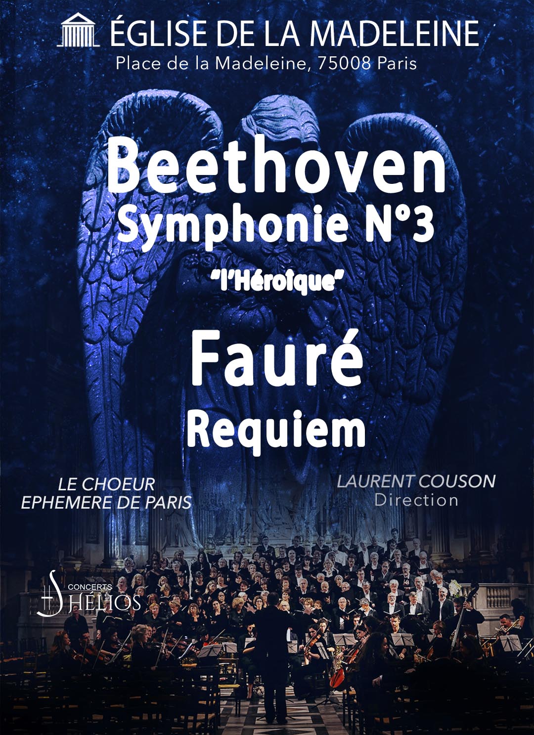 Requiem de Fauré , 3ème de Beethoven 