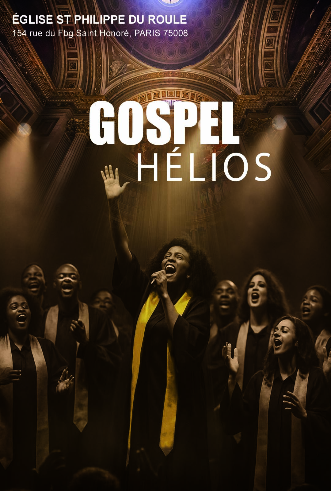 Concert Gospel Hélios à l’Église Saint Philippe du Roule