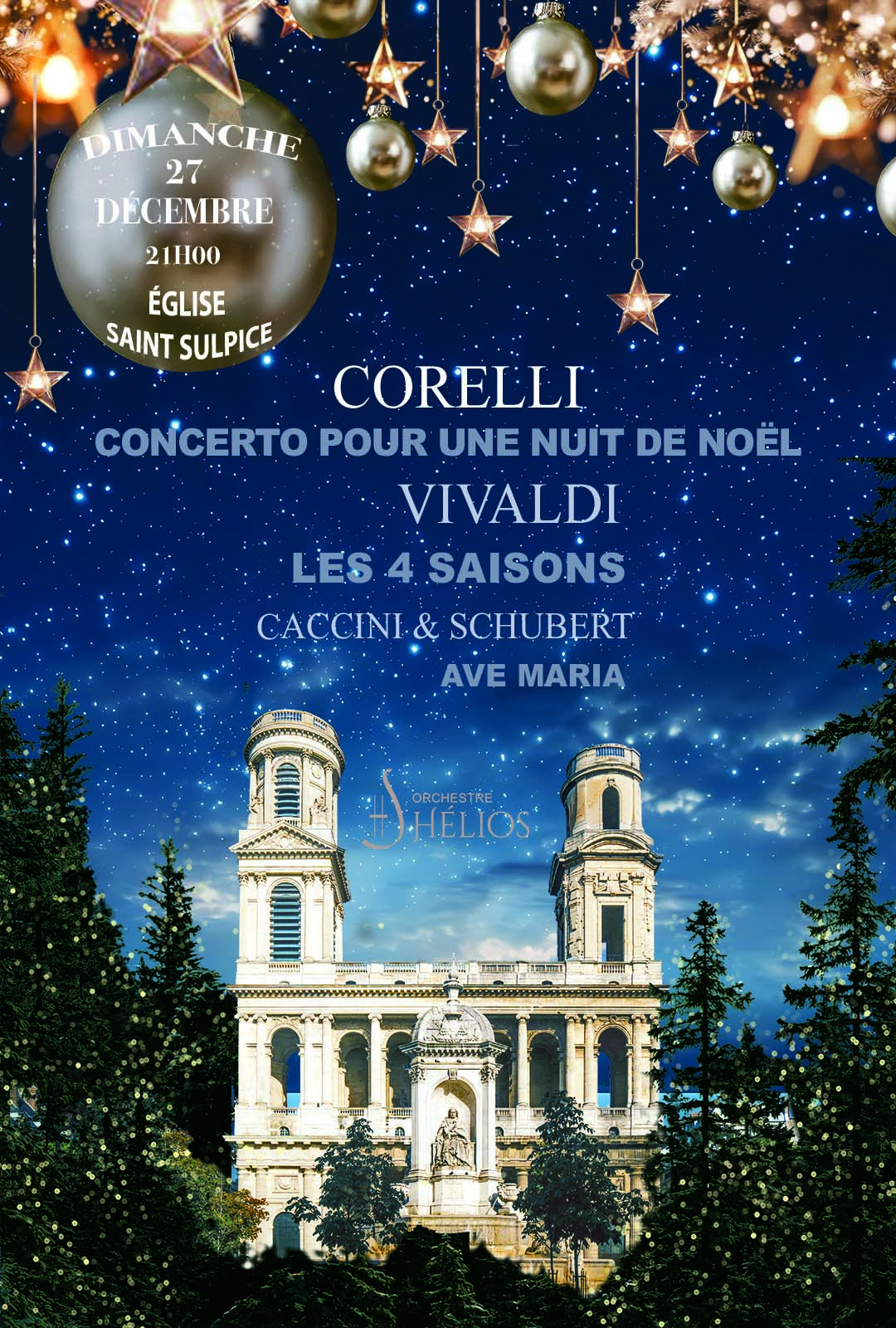 Concerto pour une Nuit de Noël de Corelli / Ave Maria de Caccini & Schubert / Les 4 Saisons de Vivaldi Intégrale